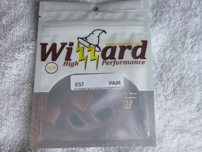 WIZZARD .010 DOUBLE SHOE SPRINGS STORM/PATRIOT/TYCO E57 1 PAIR