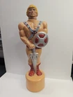 Vintage Masters Of The Universe He-Man  Shampoo Bubble Bath Bottle Empty Figure