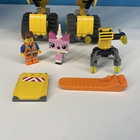 LEGO 70814 Emmet's Construct-O-Mech Incomplete From Lego Movie Minifigures