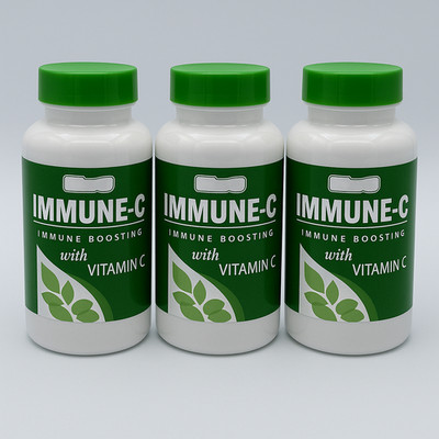 3xAllnue IMMUNE C booster w/ vitamin C&D vitaminas ayuda sistema immune vitamina