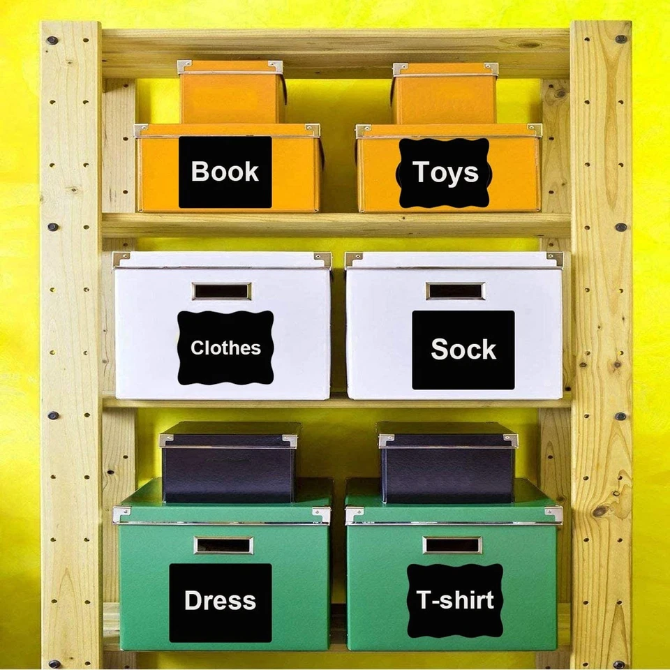 Chalkboard Labels Extra Large Waterproof Adhesive Rectangles Chalkboard Stick... - Image 3 of 4