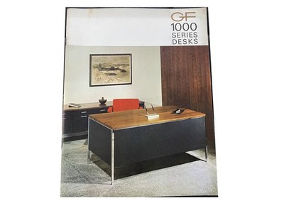 1962 Brochure General Fireproofing (GF)  1000 Series Desks. Scarce Booklet