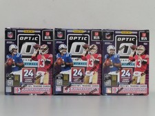 (3) Lot 2023 Panini Donruss Optic NFL Football Factory Sealed Blaster Box