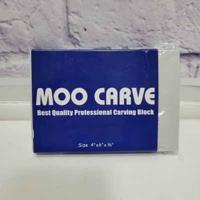 NIP Moo Carve Best Quality Professional Stamp Carving Block 4x6x3/4'' Printmaking