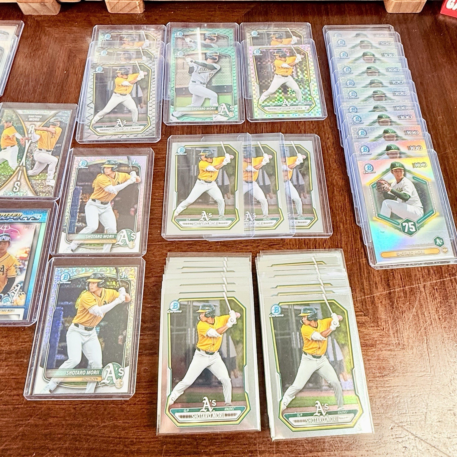 HUGE LOT (115) SHOTARO MORII Auto, Refractor, PSA 10, KANJI, Ball, Next Ohtani view 13