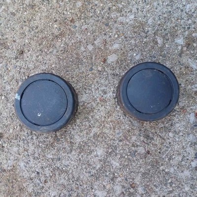 2x Hebb Industries Power Tred 3800.2-1 Treadmill Round Plastic Caps