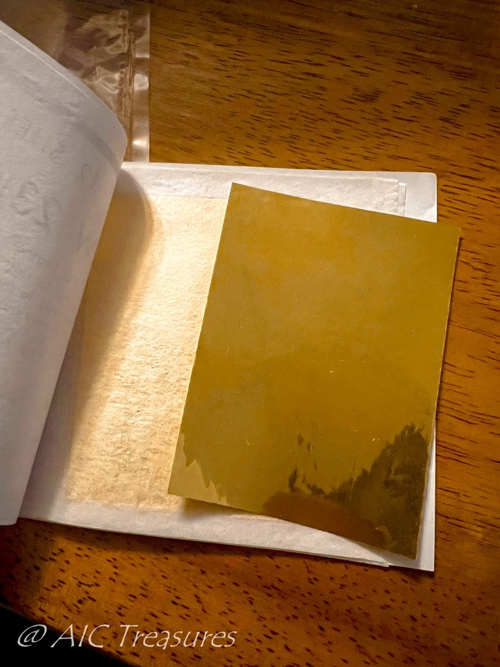 Hojas de lámina de oro 23k de Kingsley Machine Co. Foto 2 de 4