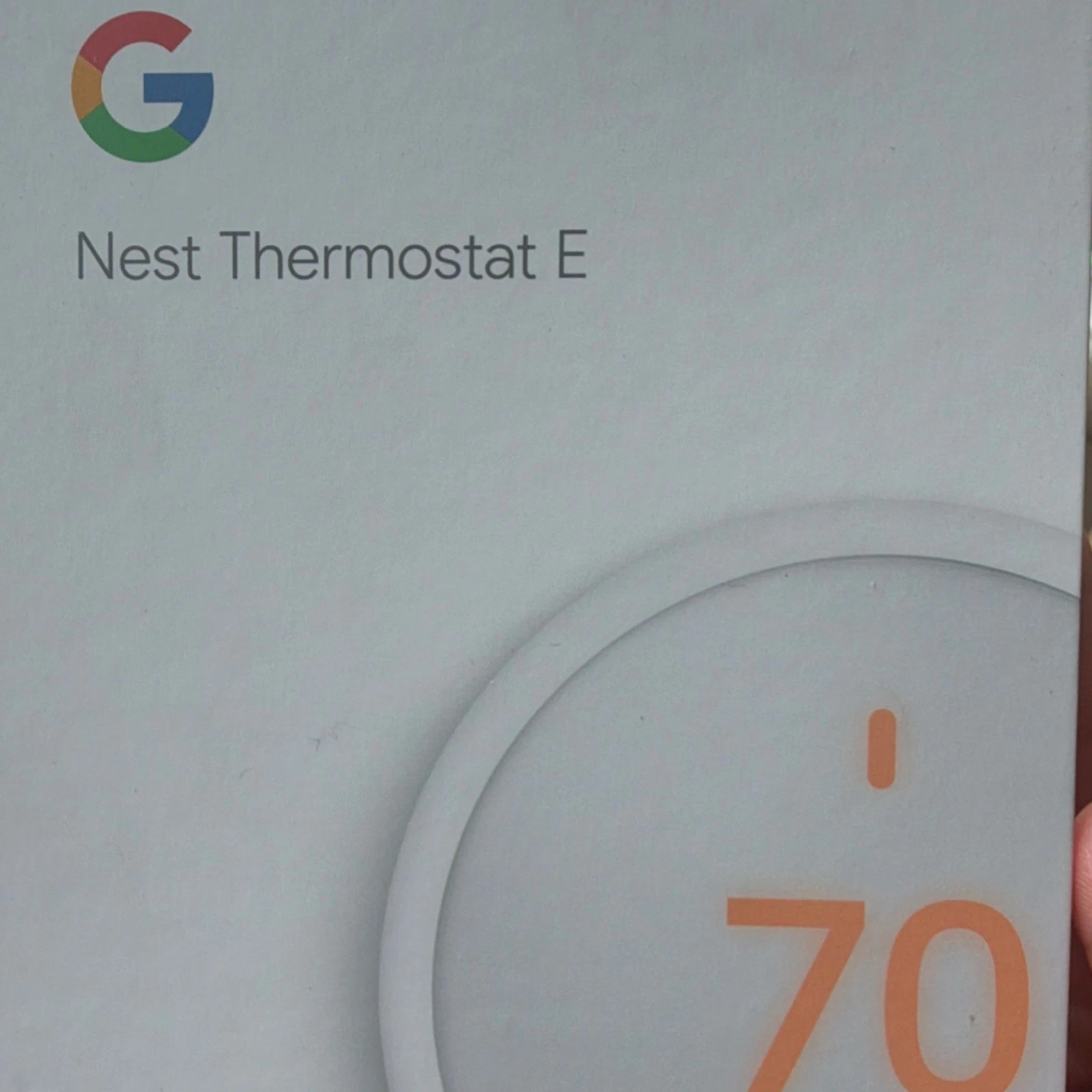 Google Nest Thermostat E Programmable Wi-Fi, Google Home Compatible NEW IN BOX