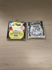 Mixed Lot Of La Bella Guitar Strings Folk Singer 830s Ball End Nylon E B G  Ds