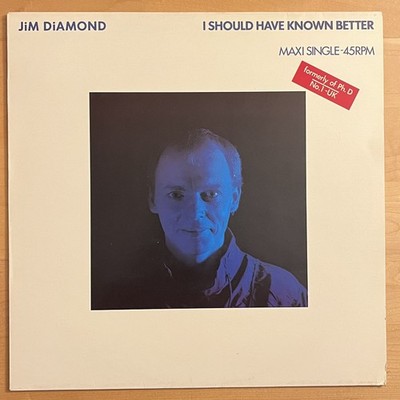 Vinyl Maxi Single 12'':  Jim Diamond    I Should Have Known Better