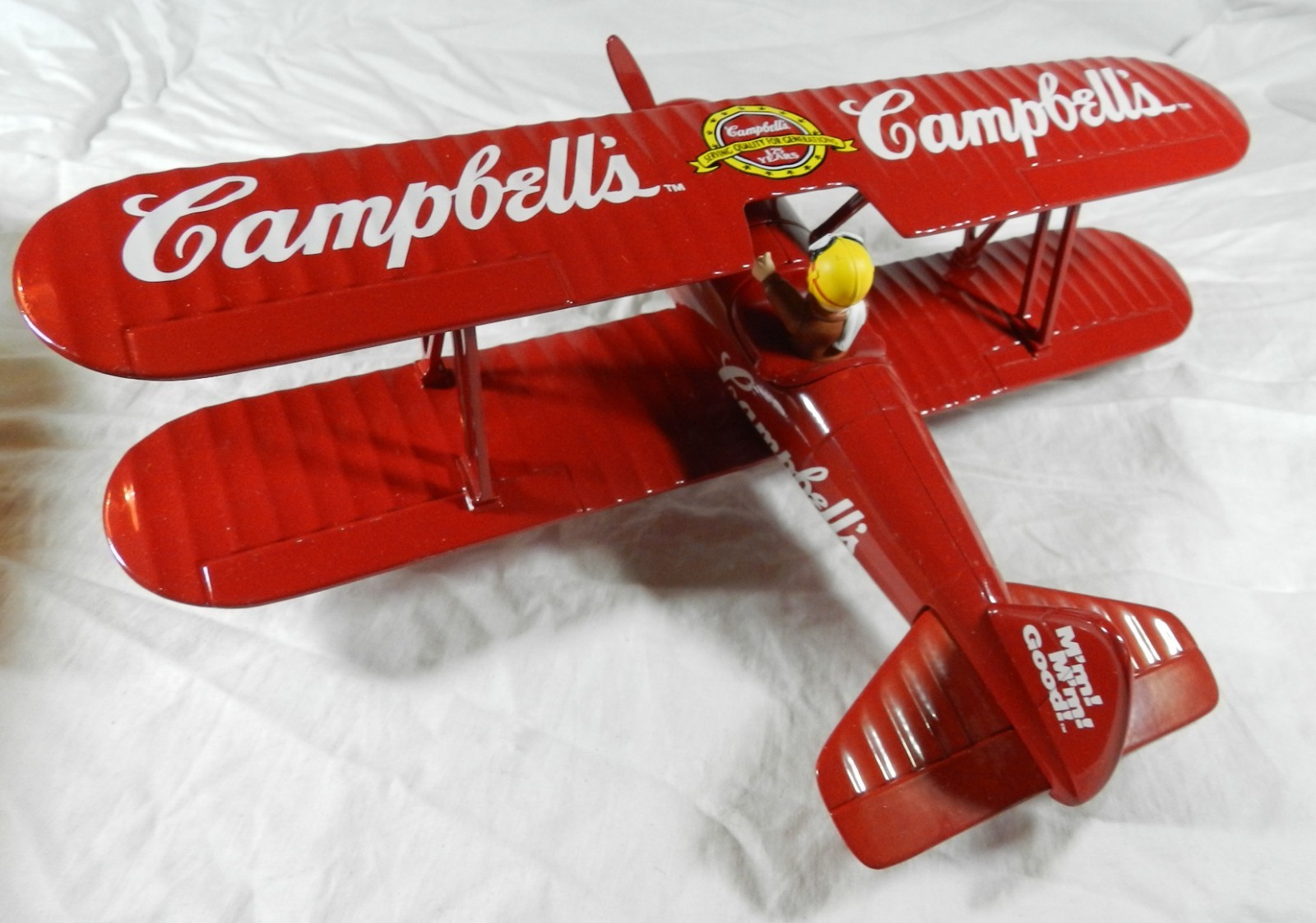 New in Box - Campbell's Soup Limited Edition Collector Airplane Bank
