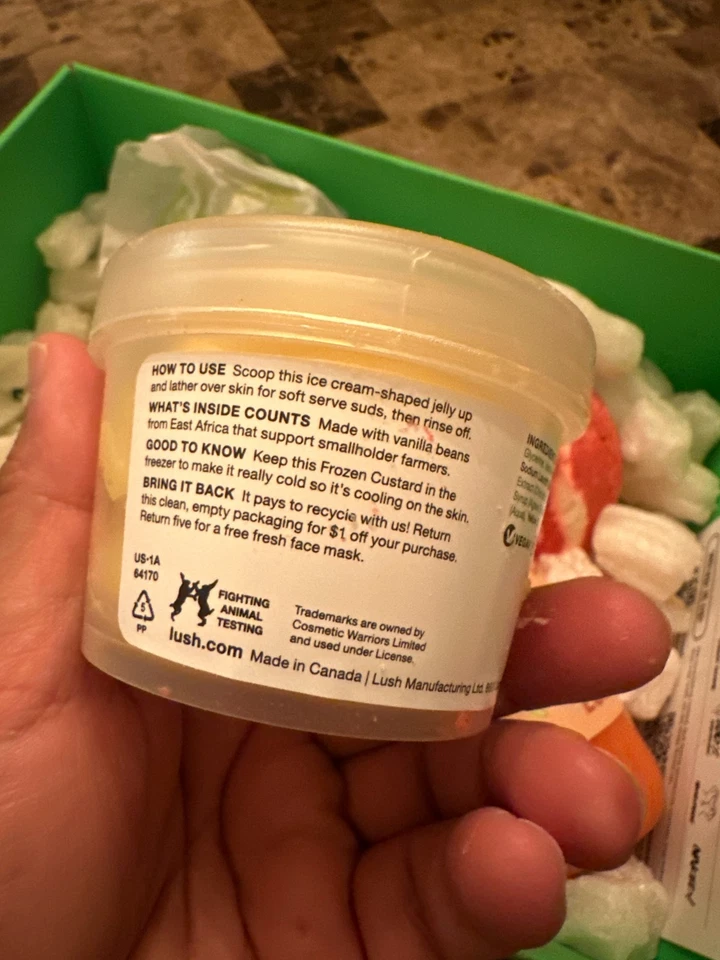 Exuberante Cocina EXCLUSIVA "NATILLAS CONGELADAS" GELATINA DE DUCHA 3,1 OZ ¡NUEVA ENVÍO GRATUITO! Foto 3 de 3