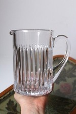 Waterford Marquis Ribbed Lead Crystal Jug Pitcher Stunning Heavy