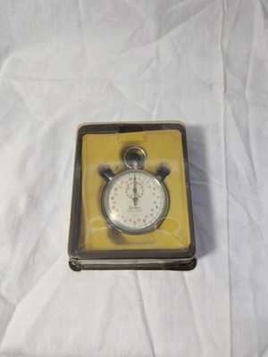 Stoppuhr Hanhart Anker 13 Jewels Shockproof 1/10 Sec Werk Ref. Nr. 1037.0401