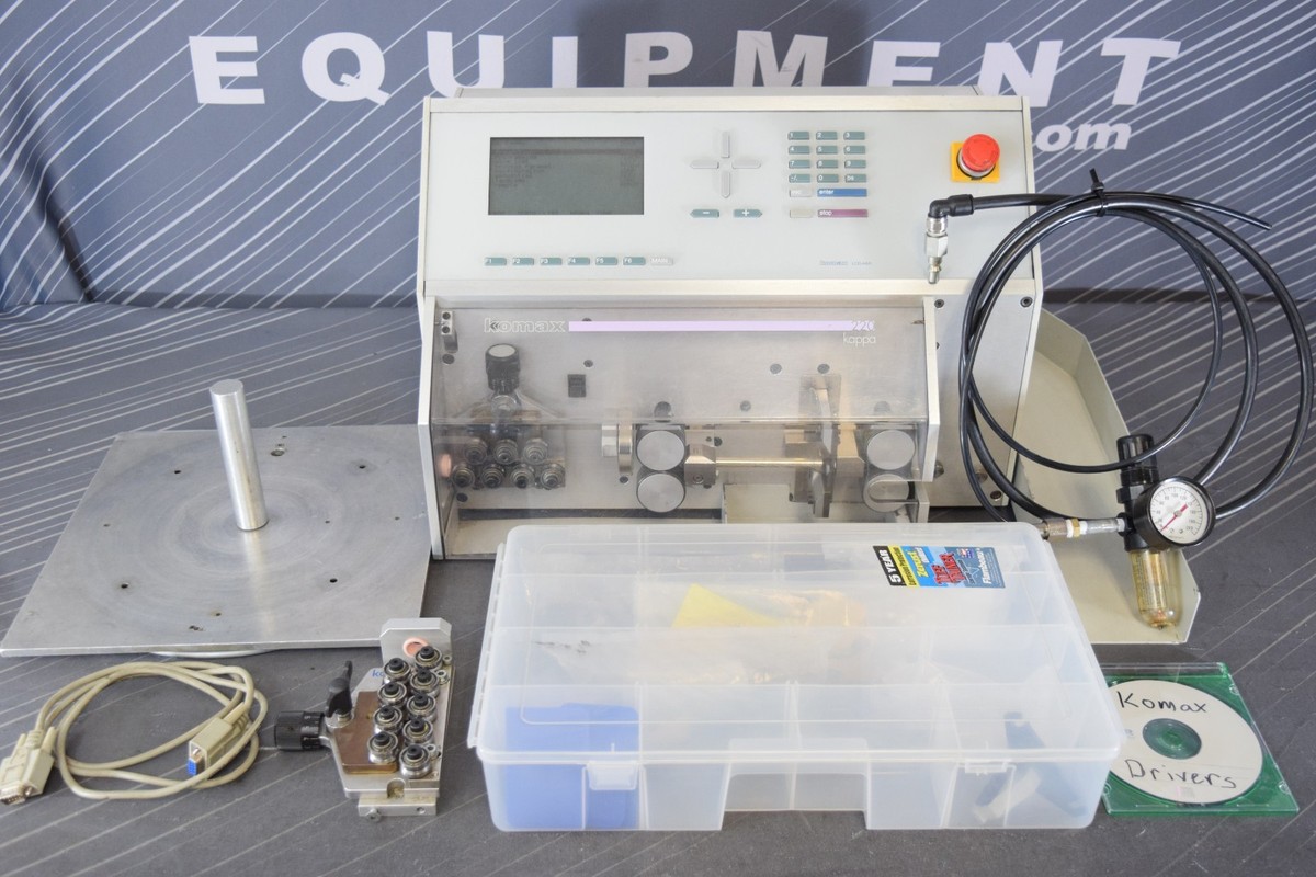 komachiページ Komax Kappa 220 Automatic Wire Processing Machine w/ Extras