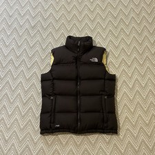 The North Face Brown Retro Nuptse 700 Puffer Gilet - Medium