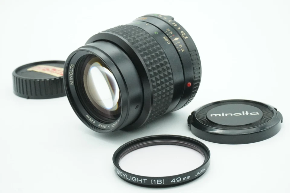 [Casi Como Nuevo] Lente Minolta MD Rokkor 85 mm F/2 Retrato MF Para MC MD De JAPÓN 197 Foto 2 de 4