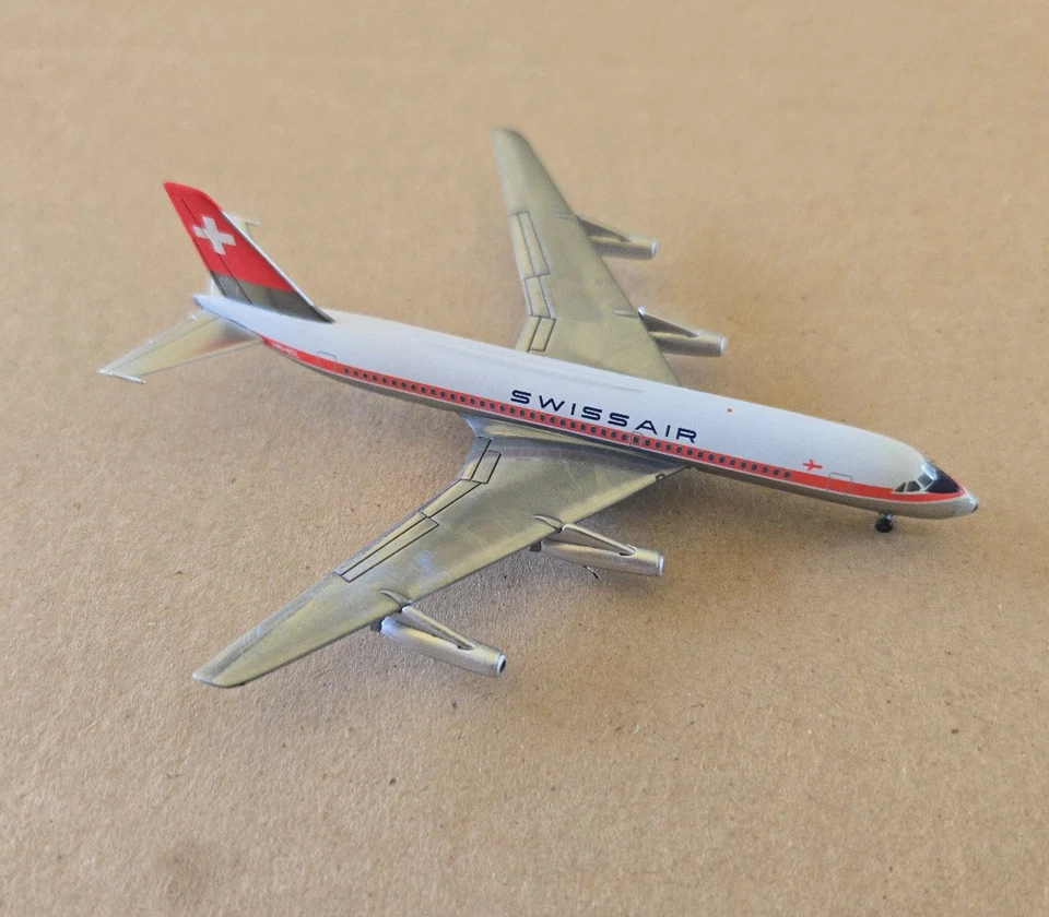 1:400 Convair CV-880 Swissair / Swiss HB-ICL Herpa Foto 2 de 4