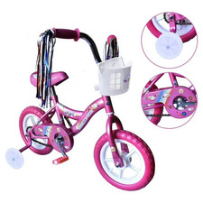 12" Kids Bike for Ages 2–4, EVA Tires, Training Wheels & Coaster Brake