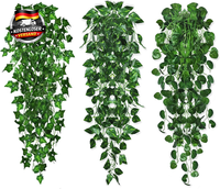 Rollway 3 StüCk Kunstpflanze HäNgend, HäNgepflanzen 96Cm GefäLschte Efeu KüNstli