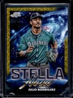 2025 Cosmic Chrome Julio Rodriguez Stella Nova Gold Interstellar Refractor 10/50