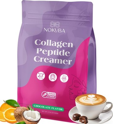 Collagen Protein Coffee Creamer Powder with Coconut MCT, Hyaluronic Acid, Vit...