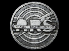 LK09124 VINTAGE 1977  ATLANTA RHYTHM SECTION  BAND MUSIC PEWTER BELT BUCKLE