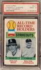 1979 TOPPS BASEBALL #417 STRIKEOUT LEADERS NOLAN RYAN / WALTER JOHNSON PSA 9