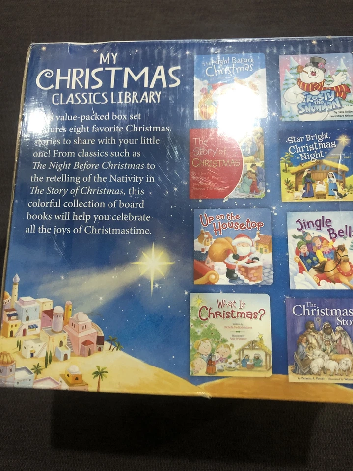 My Christmas Classics Library 8 Favorite Board Books NEW/SEALED Set - Image 3 of 4