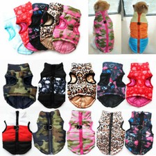 Dog Jacket Coat Small Pet Clothes Puppy Warm Apparel Costume Harness Sweater S L