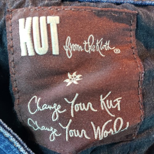 Kut from the Kloth Jeans Womens 10 Catherine Mid Rise Boyfriend Distressed - Picture 9 of 14