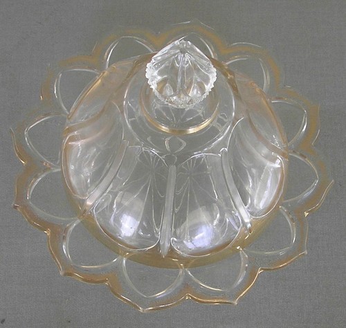 Vintage Cut Glass Set with Gold Trim