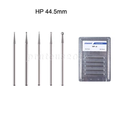 Dental Tungsten Carbide Burs Round HP 44.5mm Shank for Straight Handpiece
