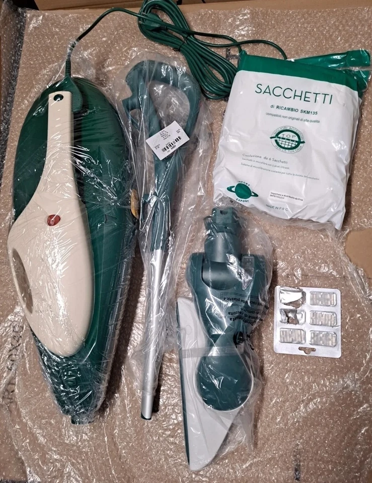 FOLLETTO VK 135 CON HD 40 USO FIERISTICO GARANZIA 24 MESI, SACCHETTI, PROFUMINI 