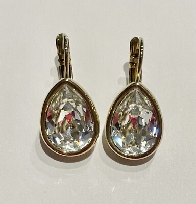 DYRBERG KERN-PIERCED EARRINGS -GOLD PLATED WITH