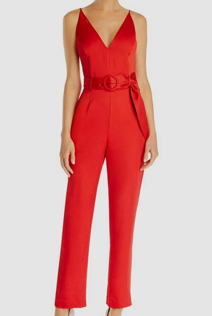 Wayf red hotsell jumpsuit
