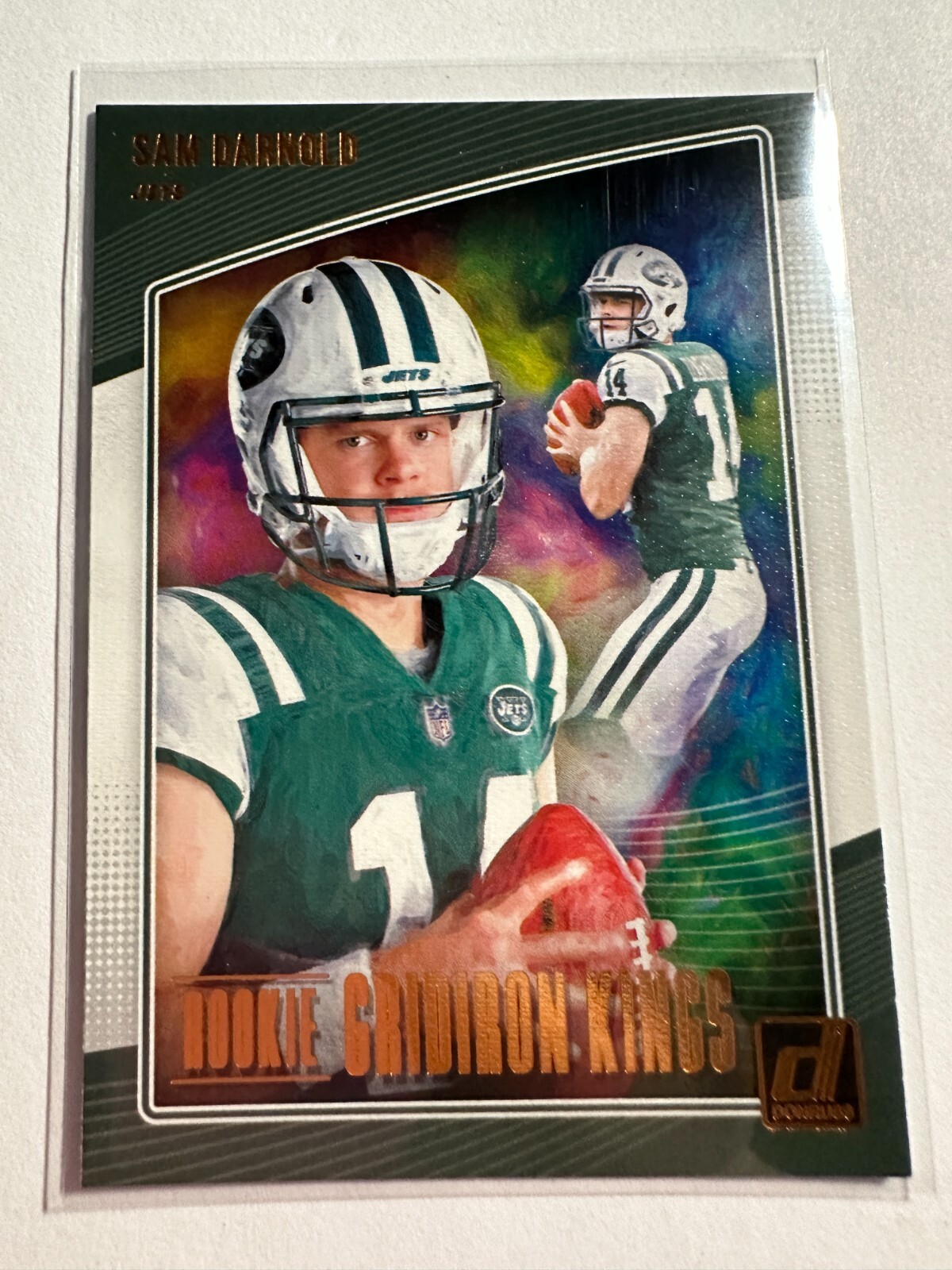 K73,481 - 2018 Donruss Rookie Gridiron Kings #1 Sam Darnold