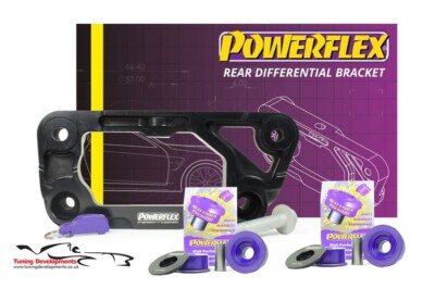 Powerflex Rear Diff Mount Kit & Dual Mount Bracket for BMW M2 M3 M4 F80 ...