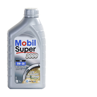 Mobil 1 SUPER 3000 XE 5W-30 GM dexos2 ACEA C3 Ford WSS-M2C917-A BMW, MB, VW 1 LT