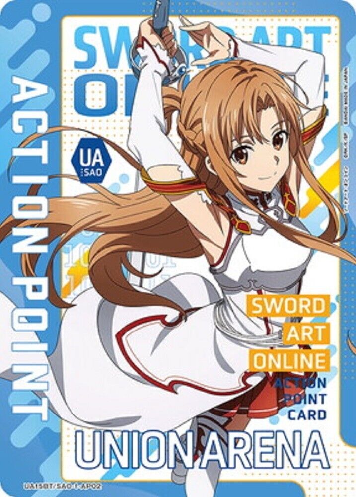 Union Arena Sword Art Online Asuna Action Point AP Japanese Union Arena Sword Art Online Asuna Action Point AP Japanese