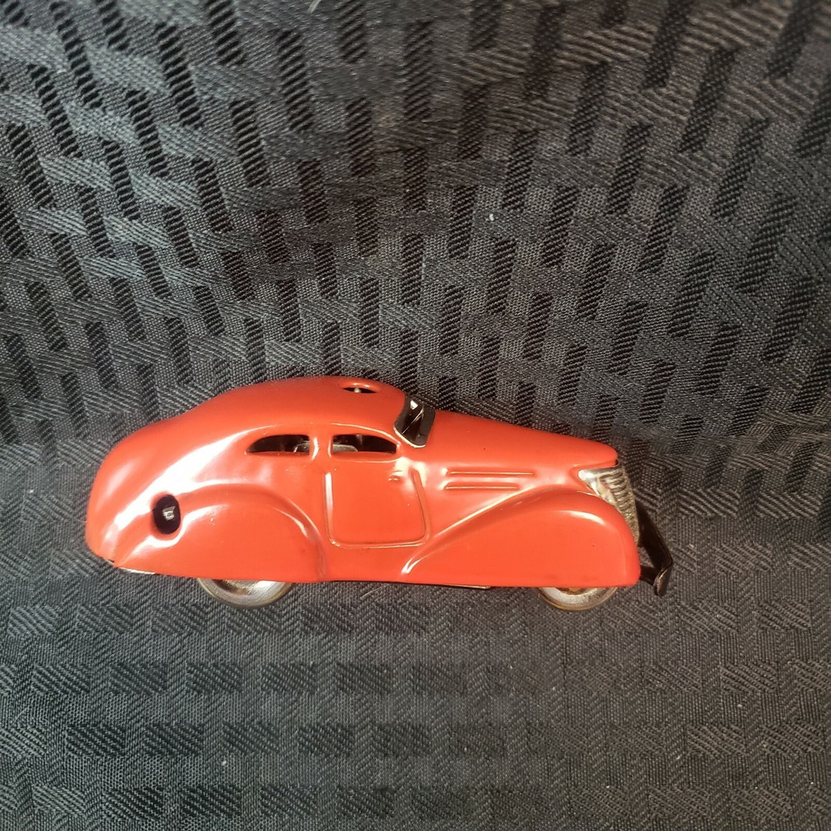 1930s Schuco Telesteering Red Car 3000 Germany Tin Toy Rare with