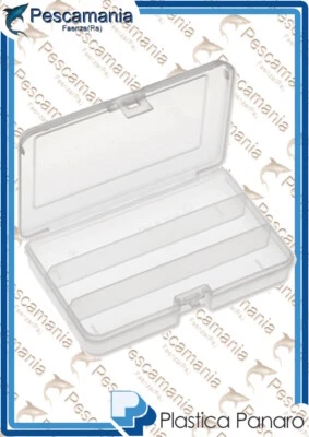 scatola porta accessori Plastica Panaro 3 scomparti cm16,5x11x3