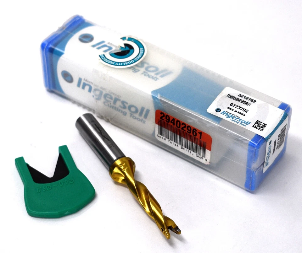 Ingersoll TD0900045B9R01 Gold Twist Drill Bit, DCN 9.0MM - LS 1.77 New - Image 2 of 4