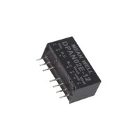 DPAN02E-12 Wandler: Dc/Dc 2W Ueing: 4,5-9V Uausg: 12VDC Uausg2: -12VDC SIP8 Mean
