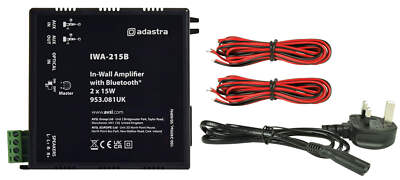 Adastra IWA215B Wandverstärker mit Bluetooth 2 x 15 W