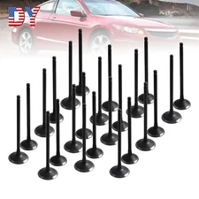 12Pcs Intake +12PcsExhaust Valves Fit for 2001-2015 Acura Honda 3.2L-3.7L V6