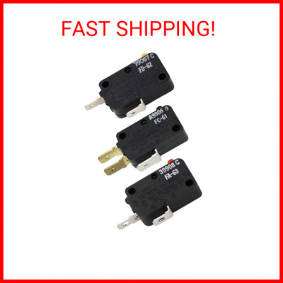 W10727360(3 Terminal) & WB24X830 & WB24X829 Microwave Door Interlock Switch by P