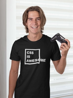 Lustiges T-Shirt CSS Is Awesome / Programmer Web Frontend Entwickler T-Shirt