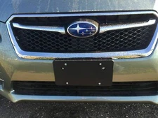 Front Bumper Round Holes License Plate Bracket for SUBARU (NO DRILLING REQUIRED)