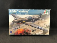 Italeri P-51A Mustang Fighter Plane 1:72 Scale Plastic Model Kit 1423 NISB